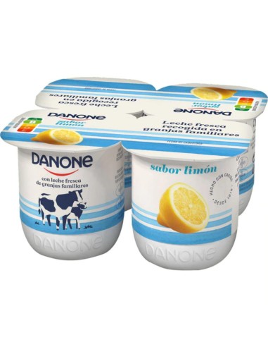 DANONE YOGUR SABOR LIMON PACK-4