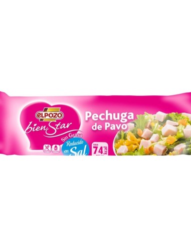 EL POZO PECHUGA PAVO S/GRASA S/SAL PIEZA 340GR.