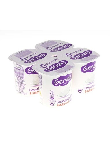 YOGUR GERVAIS 0% NATURAL EDULCORADO PACK-4