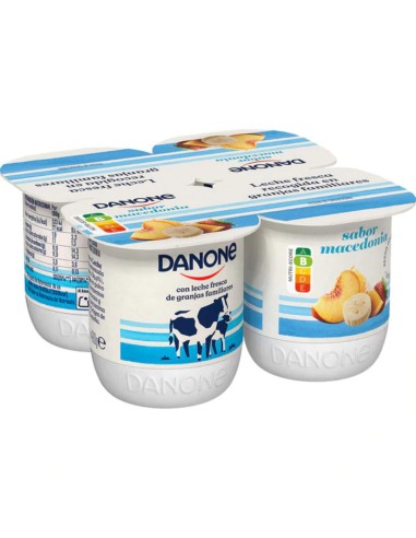 DANONE YOGUR SABOR MACEDONIA PACK-4