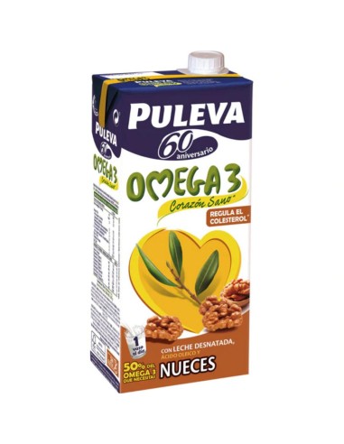 LECHE PULEVA OMEGA-3 NUECES BRIK 1L.