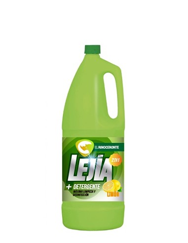 LEJIA + DETERGENTE LIMON EL RINOCERONTE   1,950L.