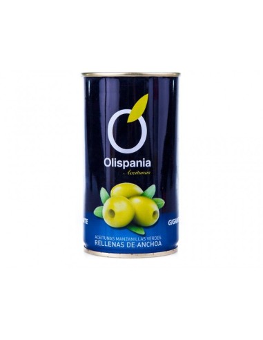 ACEITUNAS OLISPANIA RELLENA BOTE 450GR.