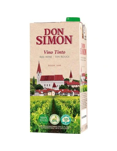 VINO TINTO DON SIMON BRIK 1L.