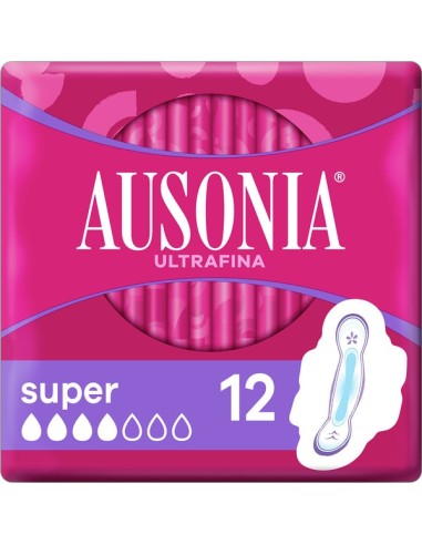 COMPRESAS AUSONIA SUPER ALAS 10U. PLEGADAS