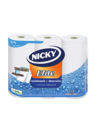 PAPEK COCINA NICKY ELITE PACK-3 ROLLOS