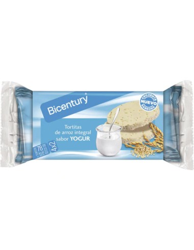 TORTITAS ARROZ YOGUR BICENTURY 130GR.