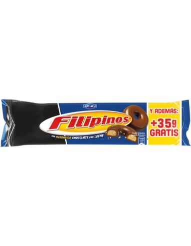 GALLETAS FILIPINOS CHOCOLATE CON LECHE 128GR.