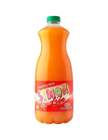 REFRESCO SIMON LIFE MANDARINA 1,5L.