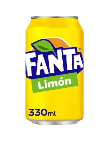 FANTA LIMON BOTE 330ML.