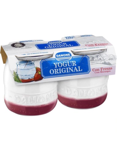 DANONE ORIGINAL CON FRESAS PACK-2