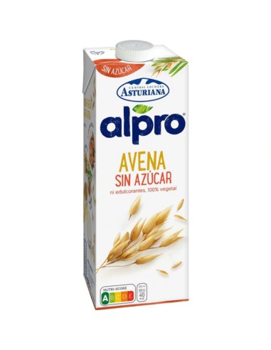 LECHE ASTURIANA AVENA SIN AZUCAR BRIK 1L.