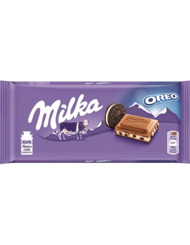 CHOCOLATE MILKA Y OREO 100GR.