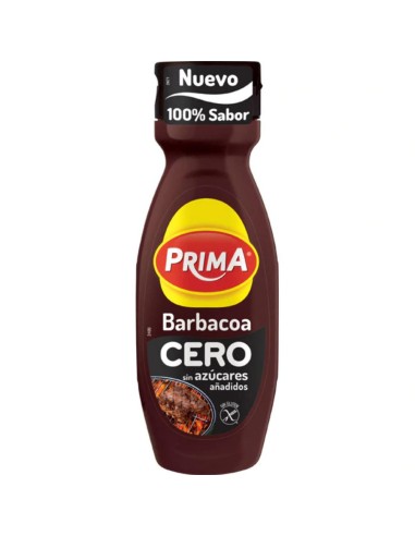 SALSA BARBACOA PRIMA CERO AZUCAR 325GR.