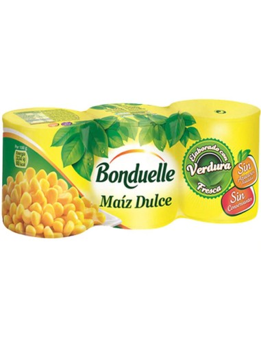 MAIZ BONDUELLE TIERNO DULCE PACK-3