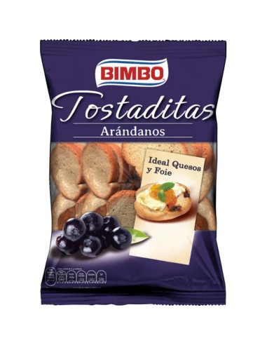 BIMBO MINI TOSTAS CON ARANDANOS 100GR.