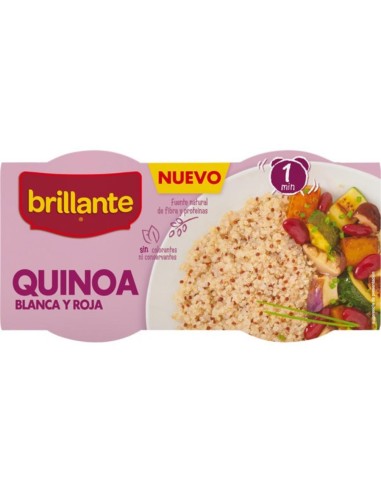 QUINOA BRILLANTE BLANCA Y ROJA PACK-2 125GR.