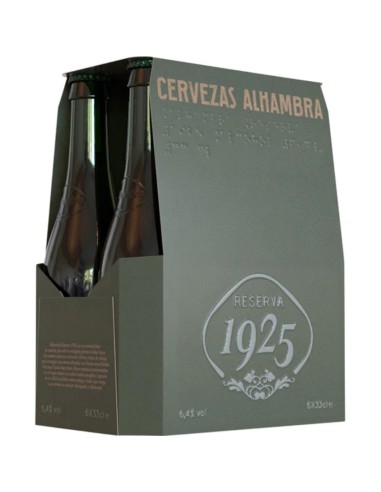 CERVEZA ALHAMBRA RESERVA 1925 330ML. PACK-6 BOTELLINES