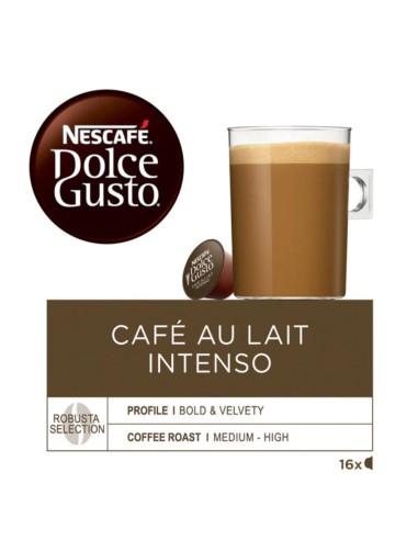 NESCAFE DOLCE GUSTO INTENSO CON LECHE 16 CAPSULAS